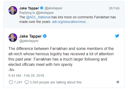 Jake Tapper Tweet